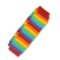 Rainbow elbow Baby Crawling Knee Pad Kids Sock Leg Warmer Protector girl legging boy Striped toddlers gaiters beenwarmers Infant 1