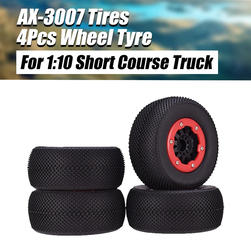 AUSTARHOBBY AX 3007 4 шт. 1:12 RC колеса Короткие шины для грузовика резиновые Traxxas Slash HPI