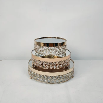

Crystal gold Cake Stand Dessert Holder Wedding Party Birthday Tea Cake Stand