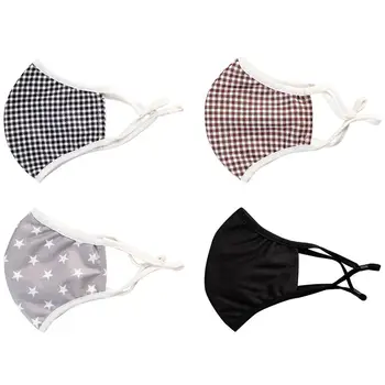 

4PCS Mouth Mask Dustproof Washable Face Mask Facial Mouth Mask For Men & Women