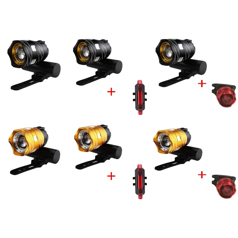 T6 светодиодный USB линия MTB ультра яркий велосипедный светильник безопасный флэш