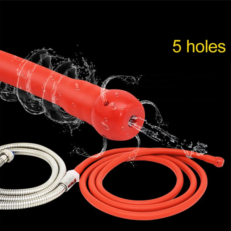 WETIPS Silicone Anal Shower Hose Toilettes WC Limpeza Douche Bidet Washing Ducha Portatil Anus Anale Enema Cleaning | Обустройство
