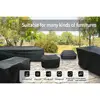 18 Size Black Cover Waterproof Oxford Wicker Sand Protect Garden Patio Rain And Snow Dust Outdoor Garden Furniture Rain Cover 5