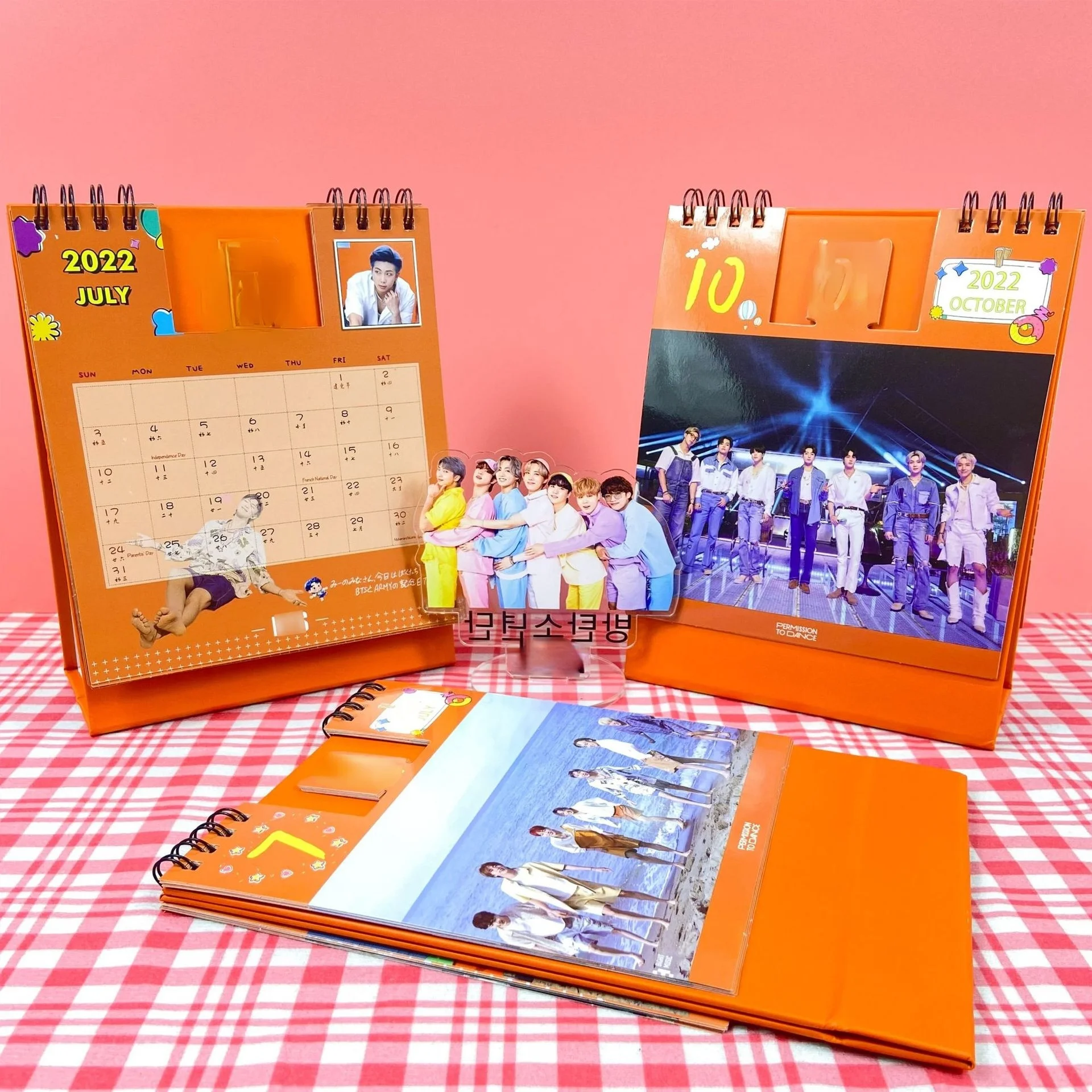 2022 Kpop Bangtan Boys Desk Calendar New Year Table | Канцтовары для офиса и дома
