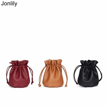 

Jonlily Women Genuine Leather Shoulderbag Female Mini Messenger Crossbody Bag Elegant Phone Pocket Teens Daybag Purse _KG277