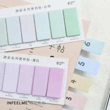 

120pcs Colorful Memo Pad Sticky Notes Index Sticker Bookmark Notebook Memo Tab Self-Adhesive Stickers Study Schedule Memopads