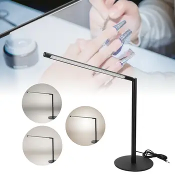 

Home Nail Art LED Nail Art Desk Lamp Eye Protection Tattoo Cosmetic Brightness Adjustable Table Lamp Black Nails Accessoires