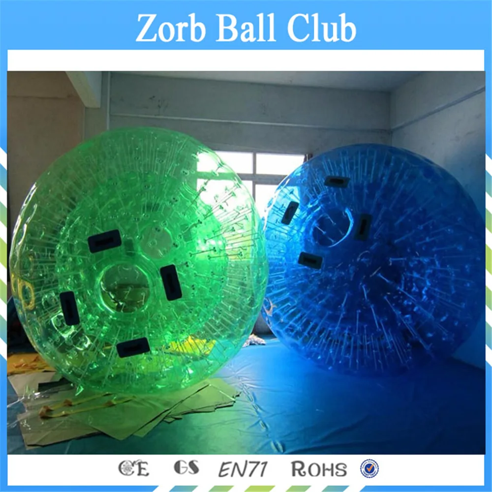 PVC Inflatable Playground Zorb Ball 3m for Kids Human Hamster Ball Grass Zorbing Ball Durable Zorb Ball