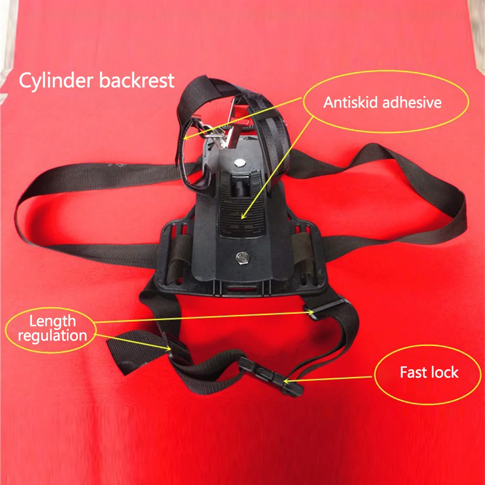 

Scuba Tank Holder Nylon Adjustable Strap Diving Tool Underwater Black Non Slip Accessories Durable Back Support Snorkeling Fixed
