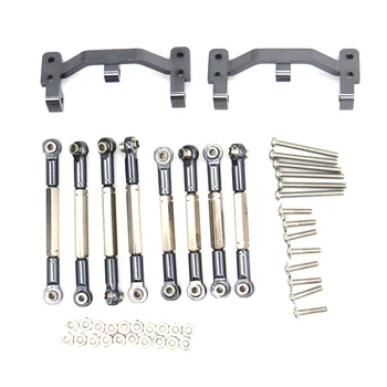 

for WPL B1 B-1 B14 B-14 B24 B-24 C14 1/16 RC Car Spare Parts Upgrade Metal Pull Rod Steering Pull Rod Servo Rod Pull Rod Base