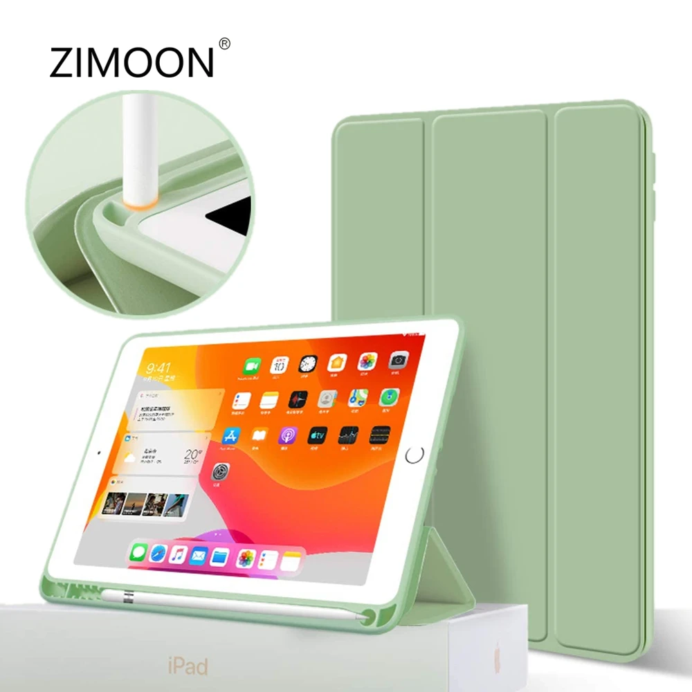 Per Ipad Air 5 Smart Case Con Portamatite/Ricarica Per Ipad 10 Soft Cover Per Ipad Pro 11 Slimshell Per Ipad Mini 6