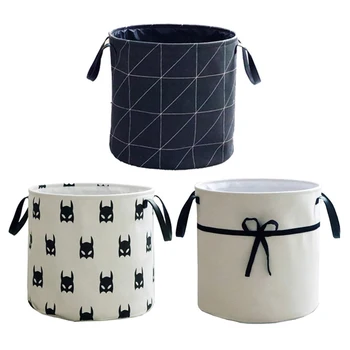 

Basedidea Bow-knot Laundry Basket Dirty Clothes Laundry Basket Nordic INS Thicken Home Decor Dirty Laundry Hamper