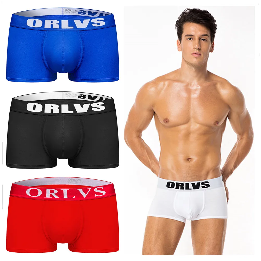 

Breathable Male Underwear Men Boxers Solid Shorts Cotton Cueca Tanga Men shorts Quick Dry Mesh Short U Pouch Male Underpants