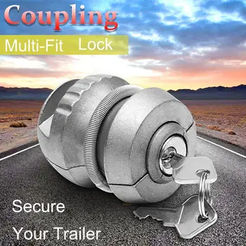 

Durable Portable Universal Hitchlock Trailer Hitch Coupling Lock Tow Ball Lock Caravan Lock Auto Trailer Hitch