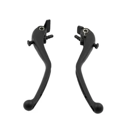 Premium Adjustable Brake and Clutch Lever (Black)