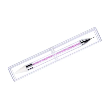 

Flat Back Nail Art Rhinestones Set With Tweezer 3D Multishape Dotting Pen For Clothes Shiny Tips DIY Craft Colorful Crystals AB