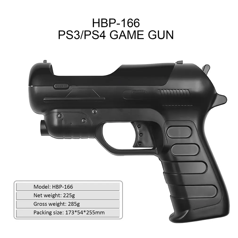 For Ps4 Vr Handle Butt Auxiliary Shooting Game Light Gun For Move Handle Game Gun Somatosensory Game