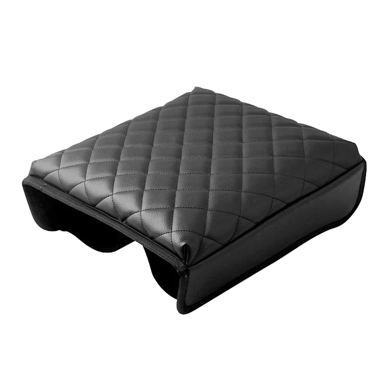 Upgraded Center Console Cover Compatible for Ford Explorer SUV 2011-2019 Black PU Leather Anti-Slip Armrest | Автомобили и