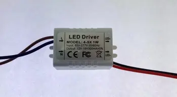 

Free shipping LED Driver Ceiling Light Outside Drive 4-5X1W 4W 5W Power Transformer 10PCS