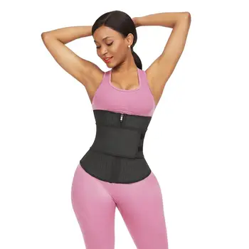 

Feelingirl Waist Corset Trainer Sauna Steel Boned Sweat Sport Girdle Women Weight Loss Lumbar Shaper Workout Trimmer Belt