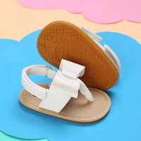 2023 New Big Bow 0-18 Month Baby Princess Shoes Sandal Breathable And Comforter Walking Shoes 4