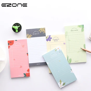 

EZONE Floral Desktop Calendar Notebook Monthly Plan Book Tearable Memo Pad Productivity Planner Notebook School Office Supply