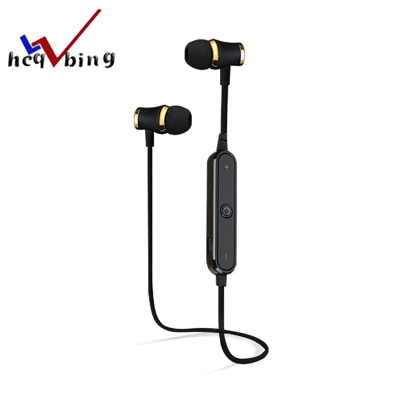 HCQWBING Bluetooth гарнитура Беспроводные спортивные наушники наушник микрофон стерео