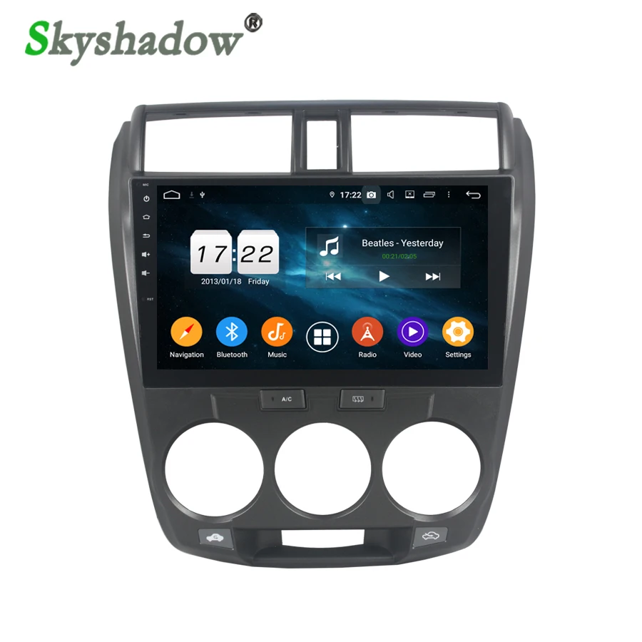 DSP ips Android 9 0 4 ГБ 32 Восьмиядерный автомобильный dvd-радиоплеер gps карта RDS Wi-Fi Bluetooth 2