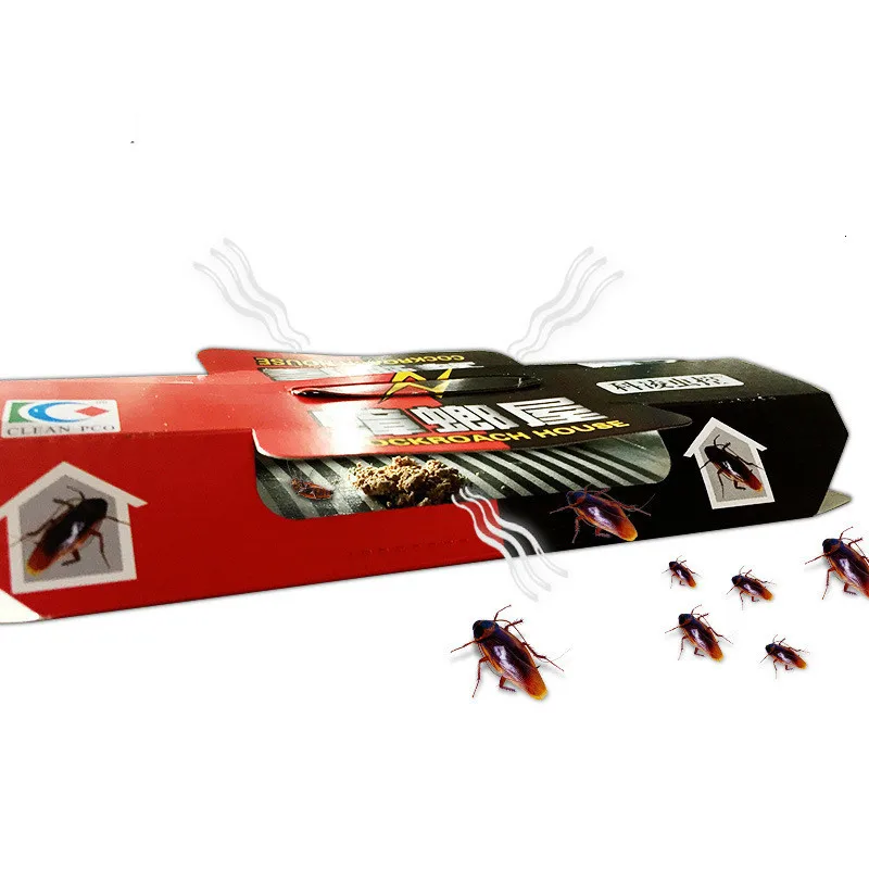 10 шт. экологически чистый таракан дом ловушка для тараканов репеллент Killing Bait повышенной клейкости ловушки насекомое-вредитель отпугиватель