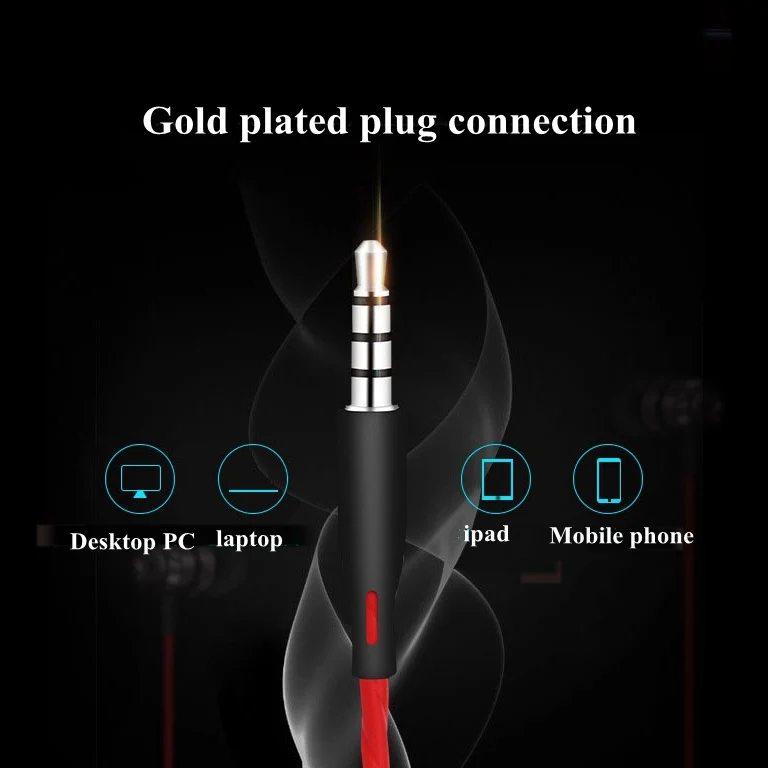 Heavy Bass Head phone For Samsung iphone 3 5mm Earphone Colorful Headset for Huawei Xiaomi Oppo Earphones Sport Head