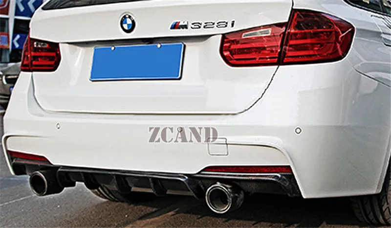 P Стиль задний диффузор для BMW F30 F31 3 Series 335i M TECH спортивный бампер 2012UP|Обвесы| |