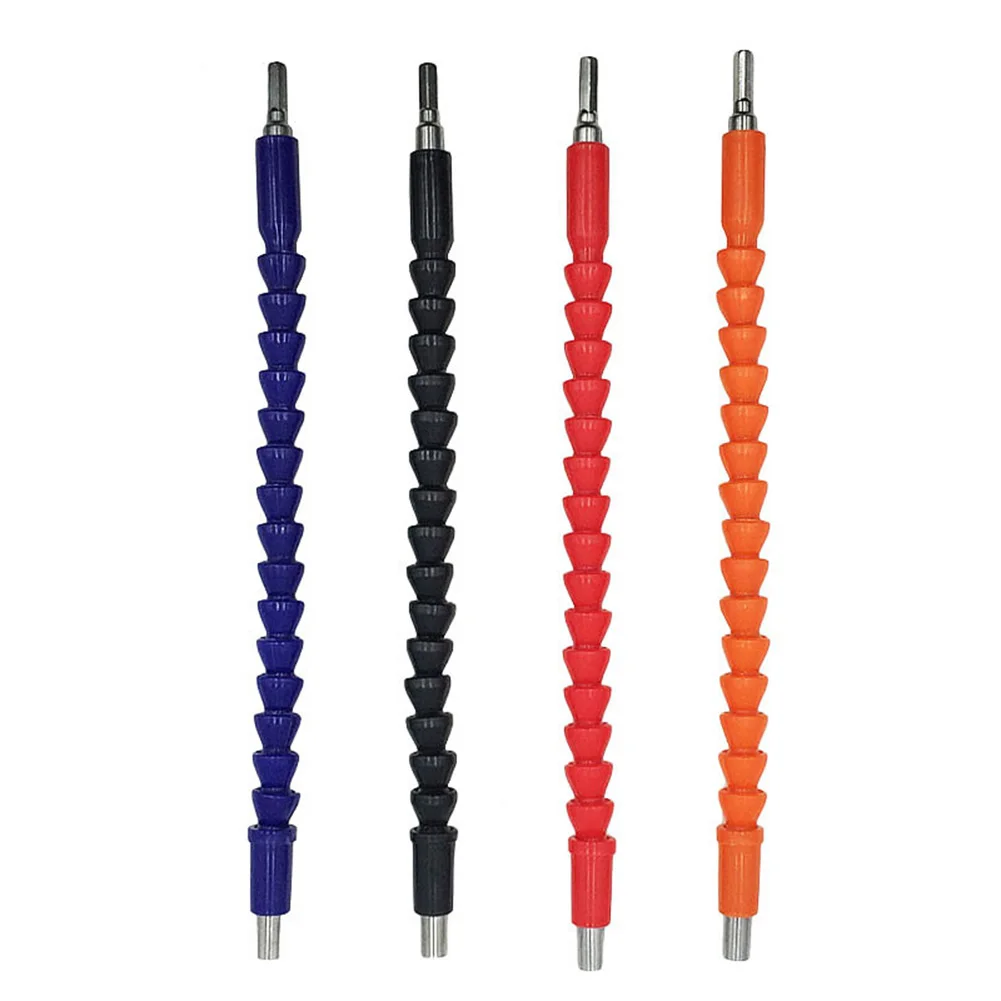 

4pcs 11.8 Inch Flexible Drill Bit Extension with Screw Drill Bit Holder 295mm PI669