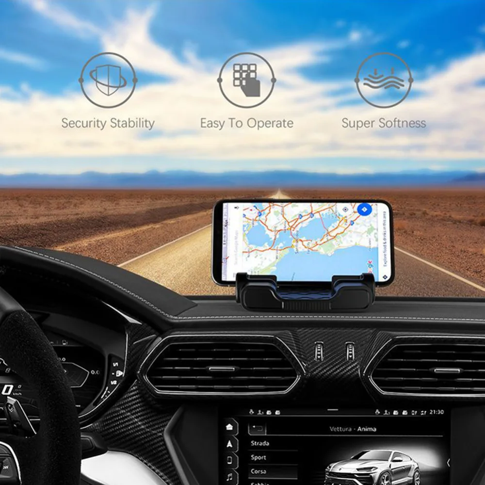 2 в 1 Автомобильный держатель для телефона gps навигационный держатель приборной панели телефона в автомобиле для универсального крепления мобильного телефона Подставка Кронштейн