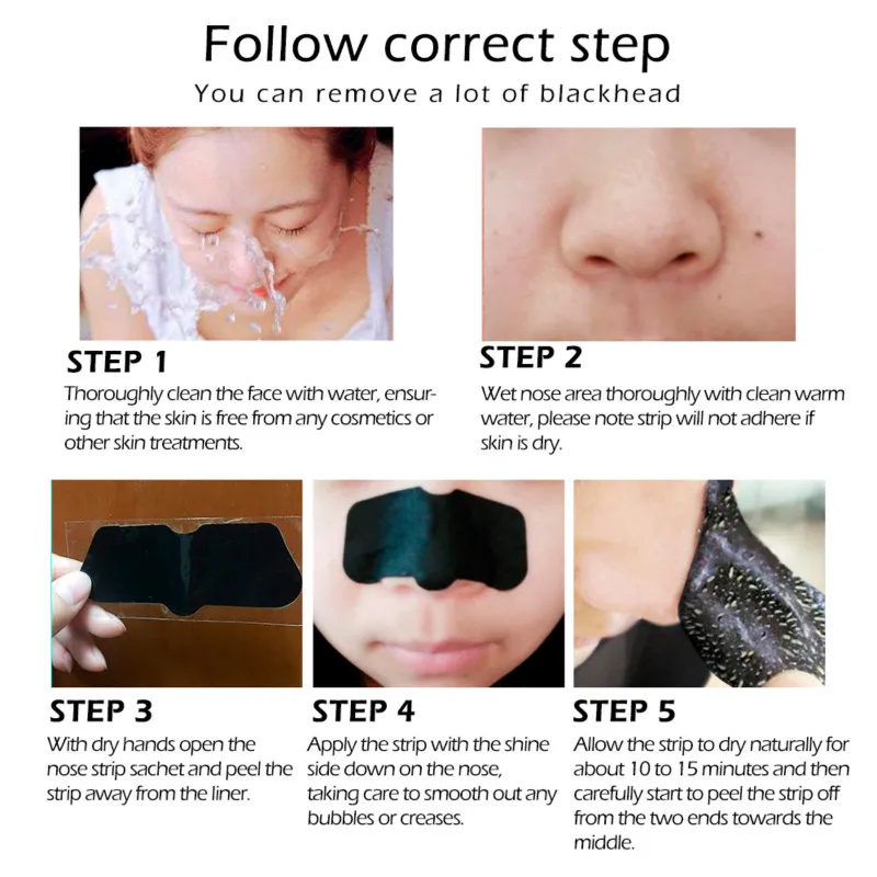 Nose Pore Cleansing Blackhead Remover Repair Deep Cleaning Skin Care Charcoal Black Mud Facial Beauty Blackhead Skin Care NEW
