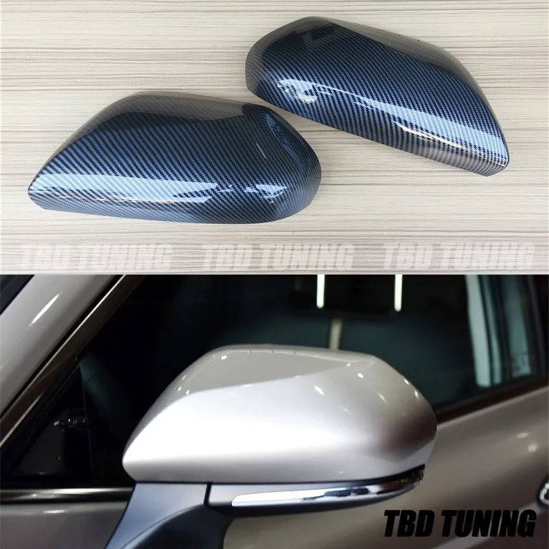 Зеркальный чехол из углеродного волокна для Toyota Camry 2012 2013-+ сменная боковая зеркальная крышка заднего вида