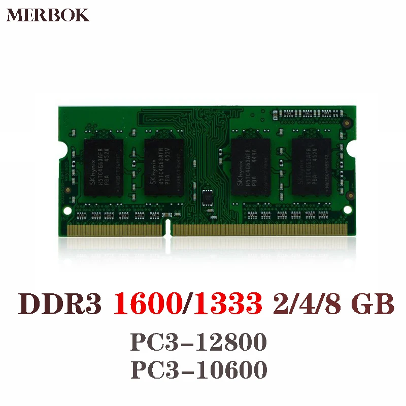 DDR3 1600/1333 МГц PC3-12800/10600 2/4/8GB 204 PIN 1 5 V CL11 SODIMM модуль памяти Оперативная память SD для