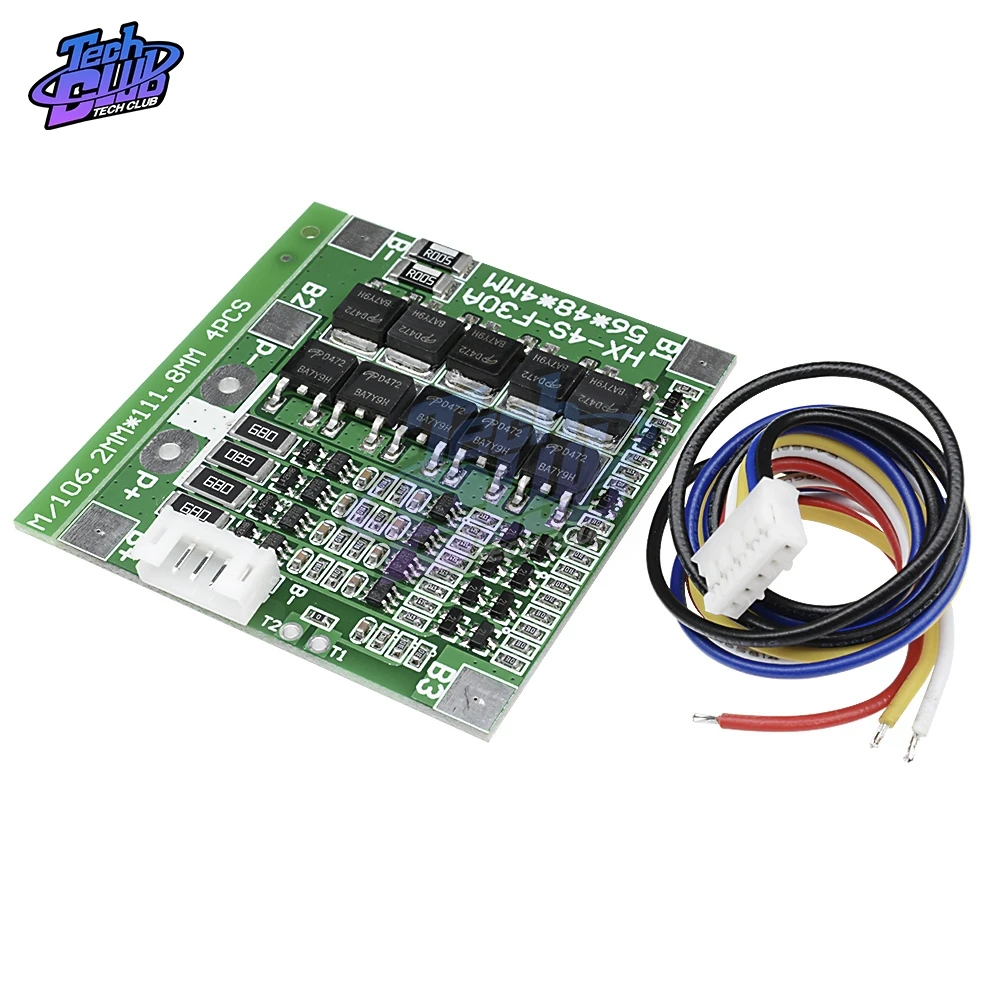 4S 30A литий ионный аккумулятор 18650 зарядное устройство PCB BMS для двигателя дрели 14 8 V