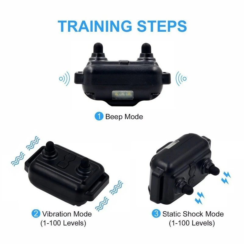 4-Dog-Training-Collar-800-Yards-Medium-Large-Rechargeable-Waterproof-Electronic-Training-System-Support-3-Dogs-Shock