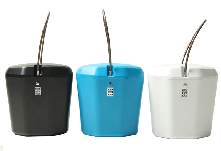 Password Code Lock Box With Line Anti-theft Safe Portable Beach Lock Plastic Bucket IndoorOutdoor Sports Password Code Lock Box (8)