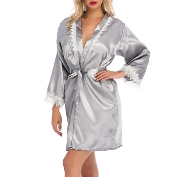 

Plus Size Women Pajamas Sets Satin Sleepwear Silk 2 Pieces Nightwear Pyjama 2020 Spaghetti Strap Lace Sleep Lounge Pijamas