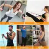 11 Pcs Resistance Bands Set Crossfit Training Exercise Yoga Tubes Pull Rope Rubber Expander Elastic Bands Fitness with Carry Bag 6