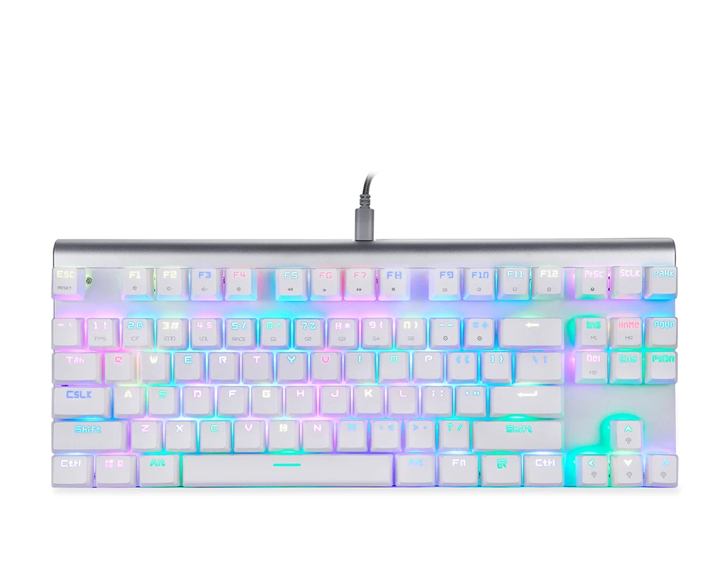 ck101 87 chave usb com fio rgb