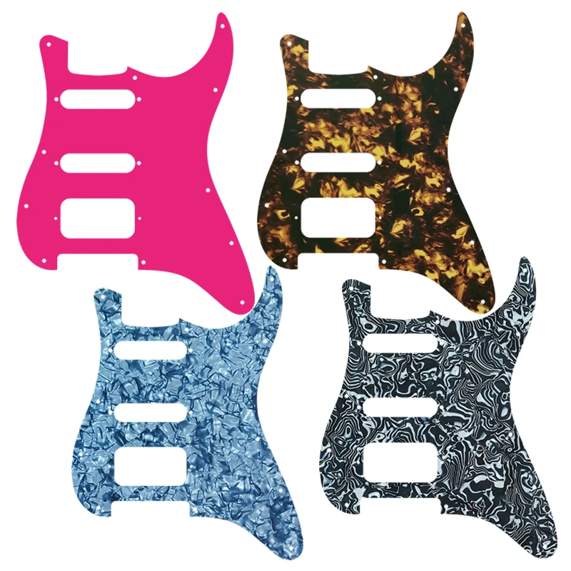 

Guitar Parts - For USA\Mexico Fd Strat 72'11 Screw Hole Standard St Humbucker Hss Guitar Pickguard Scratch Plate No Switch Hole