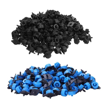 

400 Pcs Garden Emitter Pressure Compensating Dripper Micro-Irrigation Hose Drip Head Water Saving Irrigation Dropper, 200 Pcs 4L