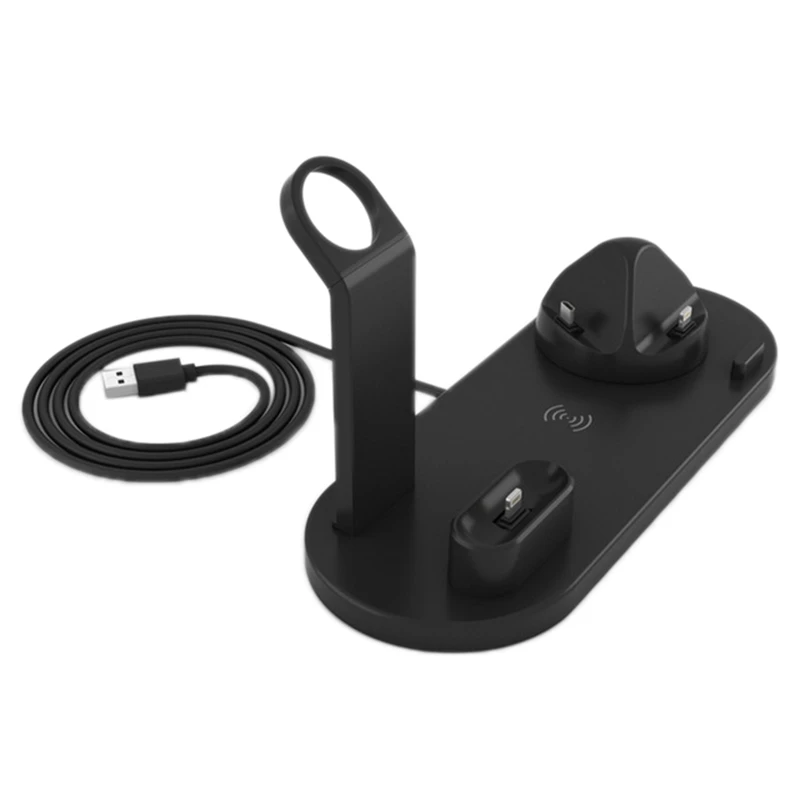 3 in 1 Charging Dock Qi Wireless Charger Holder 10W Quick Charger Stand for Iwatch Series 4/3/2/1 for Iphone X Xs Xr