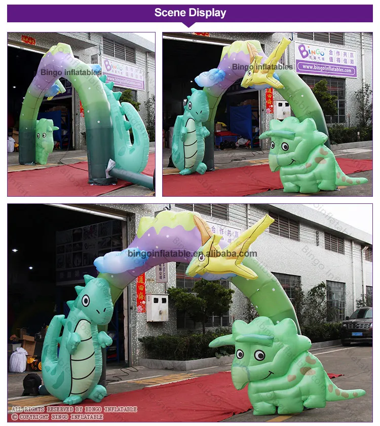 BG-A1417-Inflatable Dinosaur arches_2