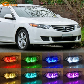 

RF remote Bluetooth APP Multi-Color Ultra bright RGB LED Angel Eyes For Honda Accord VIII euro 2008 2009 2010 2011 pre Facelift