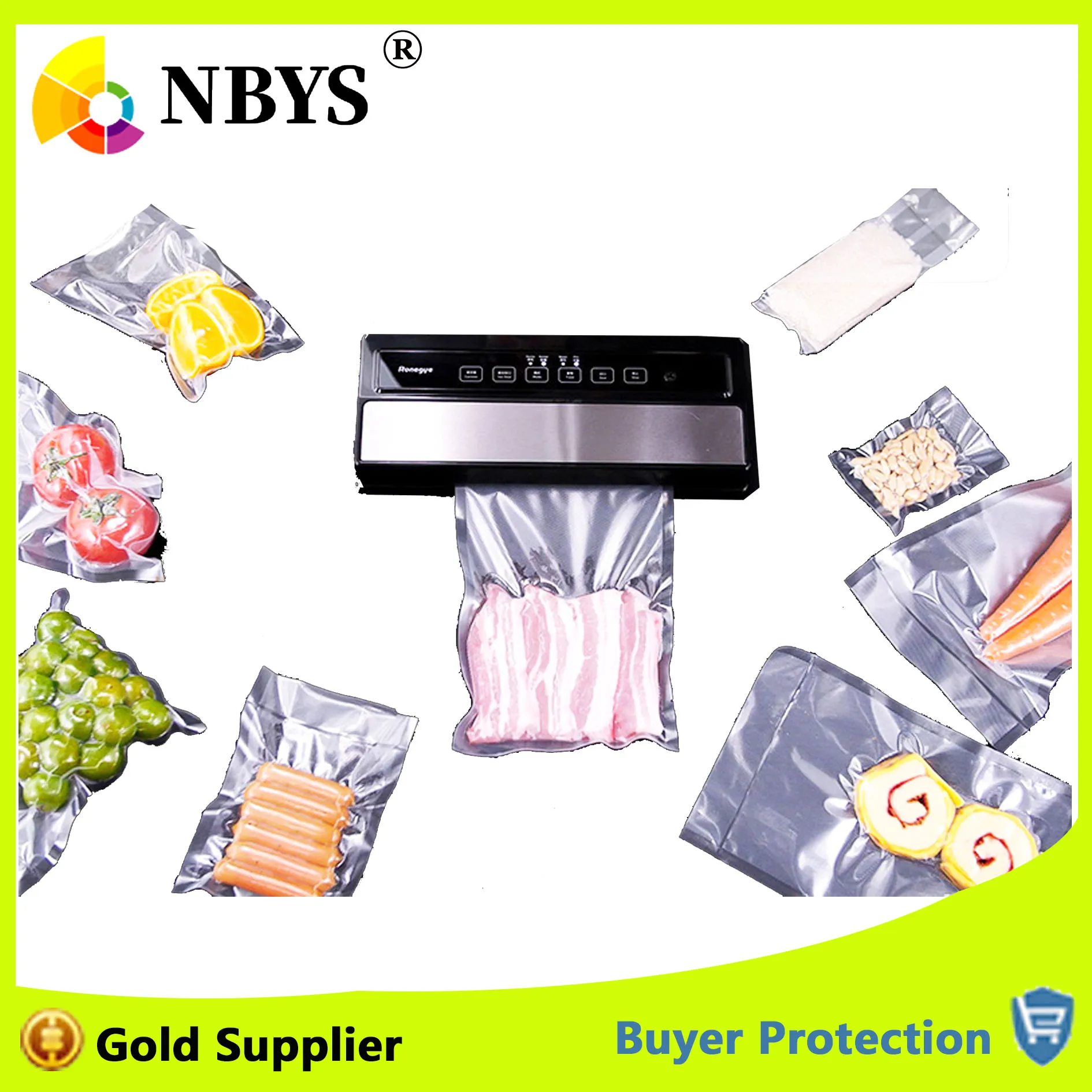 Free Shipping Vacuum Sealing Machine Bag Sealer Fresh Packaging Food