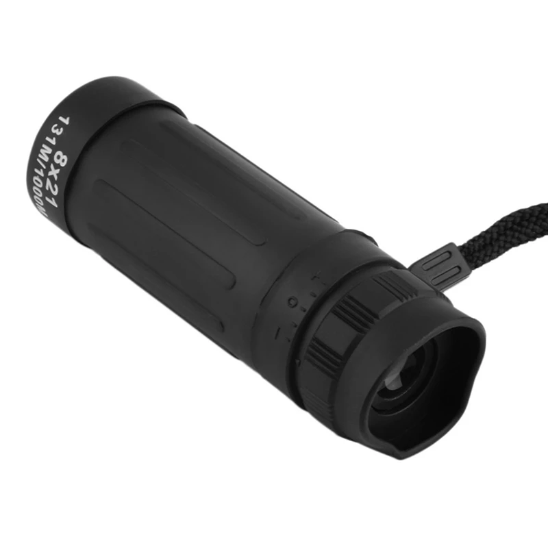 New-8x21 HD Optical Monocular Waterproof Mini Portable Focus Telescope Zoomable 10X Scope