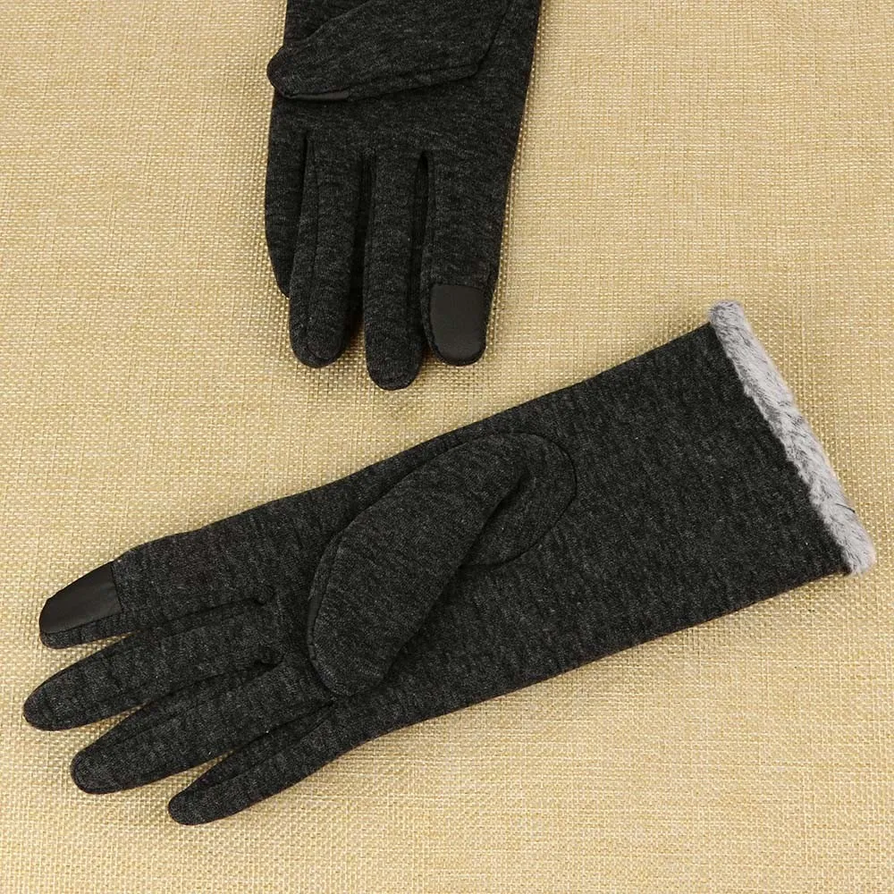 Женские зимние перчатки теплые женские кожаные водонепроницаемые перчатки для вождения перчатки для сенсорного экрана для мобильного телефона# P5